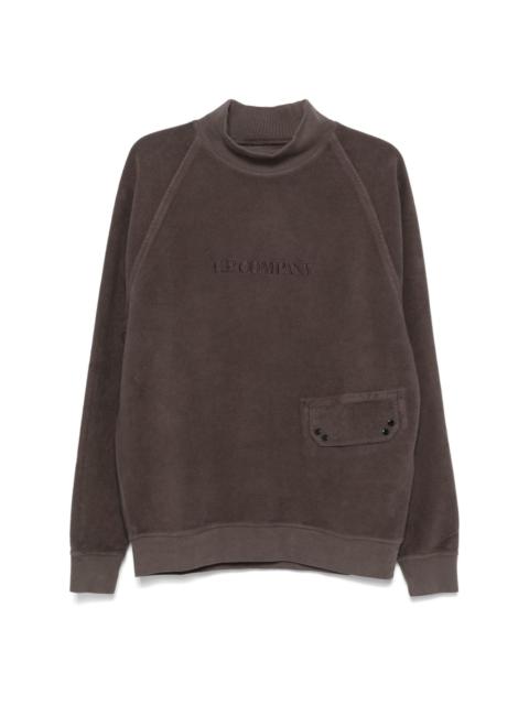 logo-embroidered sweatshirt