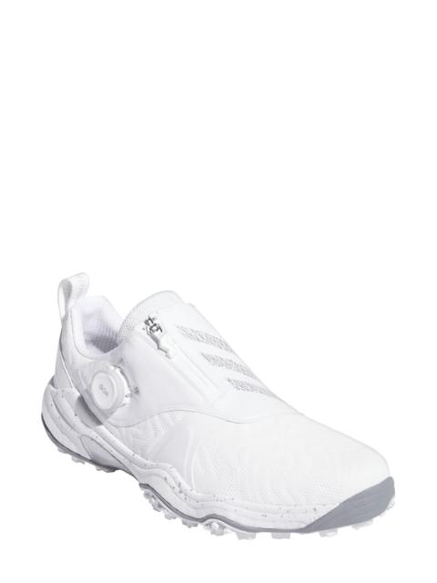 adidas adidas Codechaos BOA 25 Waterproof Spikeless Golf Shoe in White/Silver/Grey Two at Nordstrom