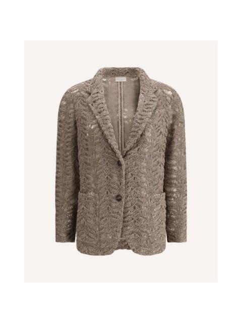 Brunello Cucinelli Brunello Cucinelli Wolight Brown Linen Blazer