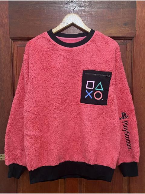 Other Designers GU × Japanese Brand × Playstation - GU x Sony PlayStation Sherpa Fleece Pullover Sweatshirts