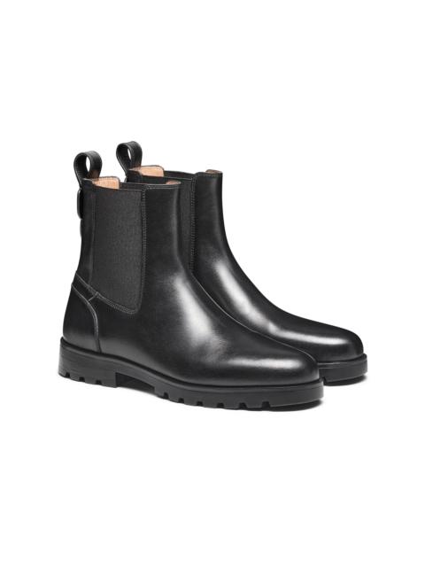 Santoni Santoni Women's Leather Chelsea Boot in Black at Nordstrom