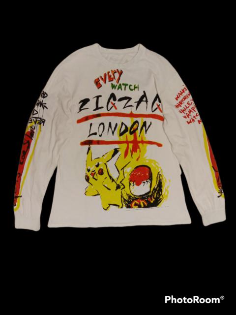 Other Designers Japanese Brand - Awesome rare full print sweatshirt pikachu pokemon london