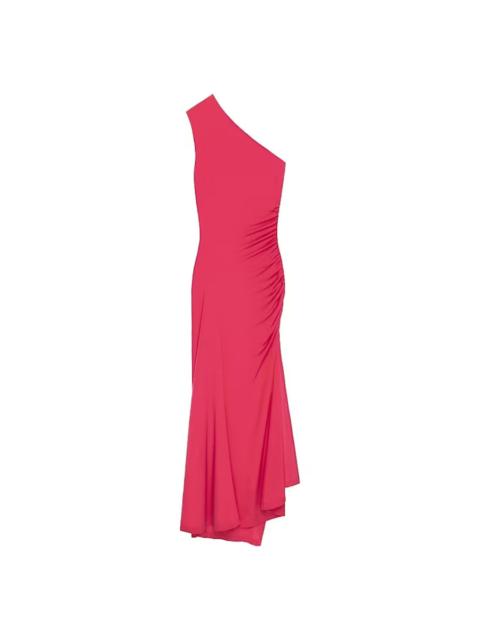 Givenchy Givenchy One Shoulder Dress Raspberry