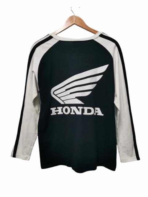 Other Designers Vintage - Vintage HONDA Big Logo Patches Long Sleeve Racing