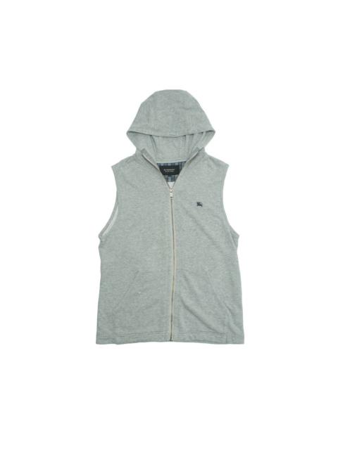 Burberry *NoTariff Burberry Black Label Hooded Fleece Vest
