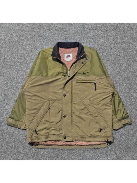 Nike Men's Khaki and Green Jacket
