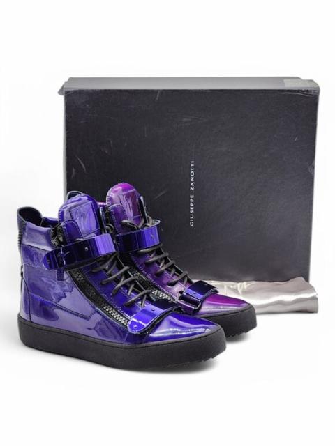Giuseppe Zanotti Giuseppe Zanotti Coby Metallic Leather Hi Top Sneakers EU 41 US 8 - New $1095