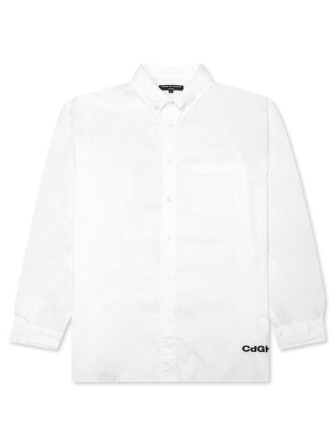 Comme des Garçons Homme COTTON SHIRT - WHITE