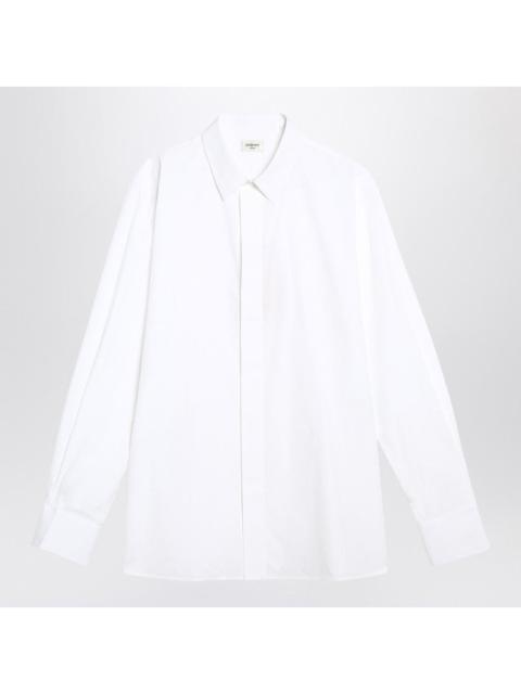 SAINT LAURENT Saint Laurent White Cassandre Shirt In Cotton Men