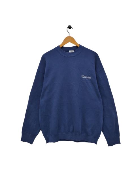 Other Designers Vintage × Wilson - 90s Wilson Sweatshirt Vintage Wilson Embroidery Sweater