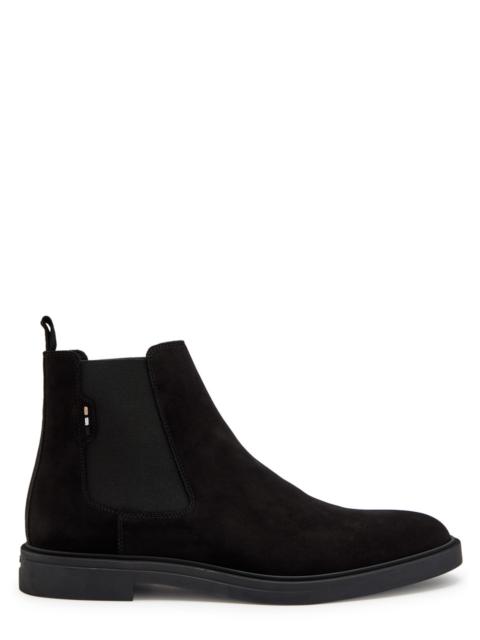 CELINE CELINE JACNO BACK BUCKLE ZIPPED BOOT in Shiny calfskin