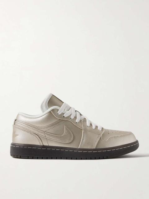 Jordan Air Jordan 1 Low metallic leather sneakers