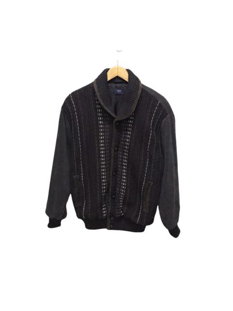 Other Designers Vintage Newton Circus knit fleece button up jacket