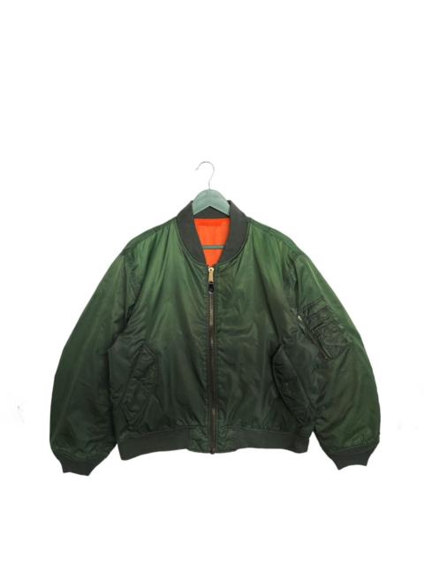 Other Designers Vintage 90s Alpha Industries MA-1 Reservable Bomber Jacket