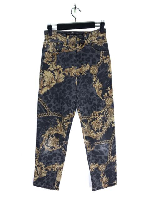 Other Designers Vintage - Raberto Cavalli Faded Art Design Jeans