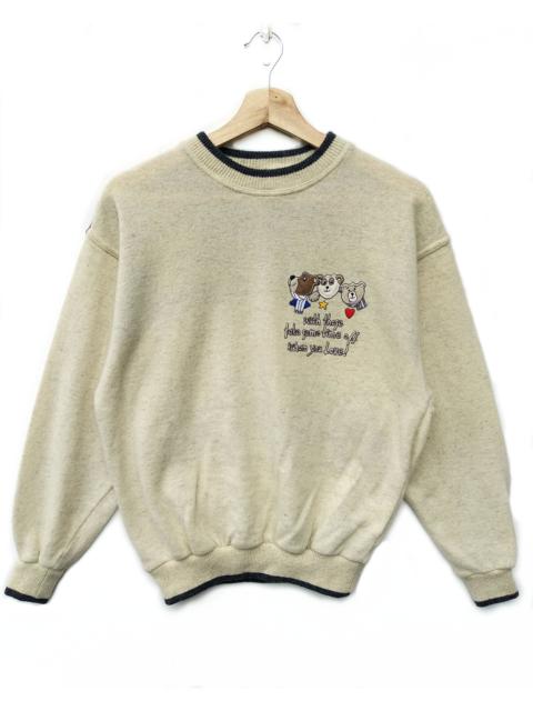 Other Designers Vintage Castelbajac Wool Sweatshirt/Embroidered Logo