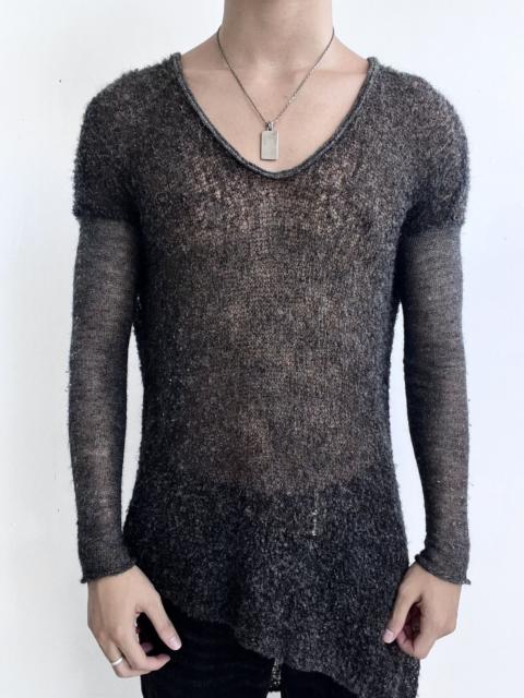 Helmut Lang 2010s Helmut Lang Mohair Sheer Layers Knitwear