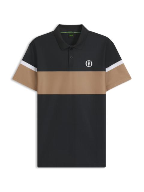 BOSS THE OPEN ACTIVE PADDY POLO SHIRT