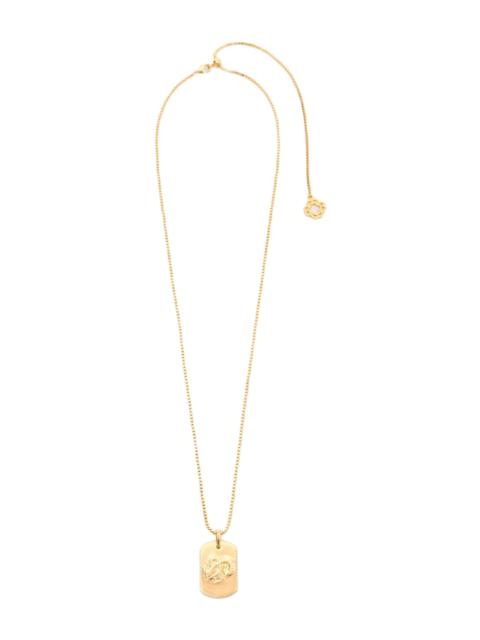 maje maje Zodiac sign plaque necklace in Aries at Nordstrom