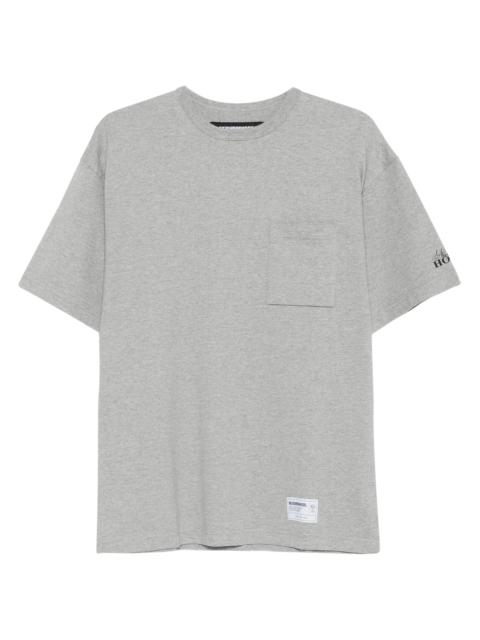 NEIGHBORHOOD logo-patch T-shirt