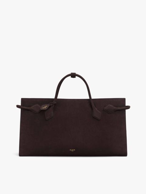 Alaïa LE TECKEL TOTE BAG IN NUBUCK