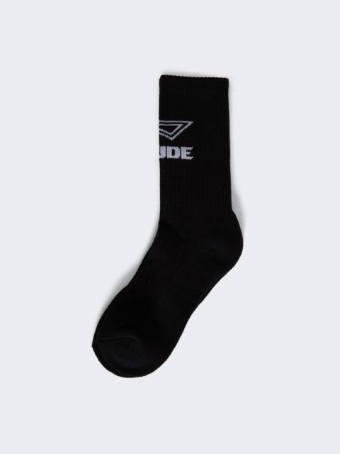 Rhude Logo Sock Black