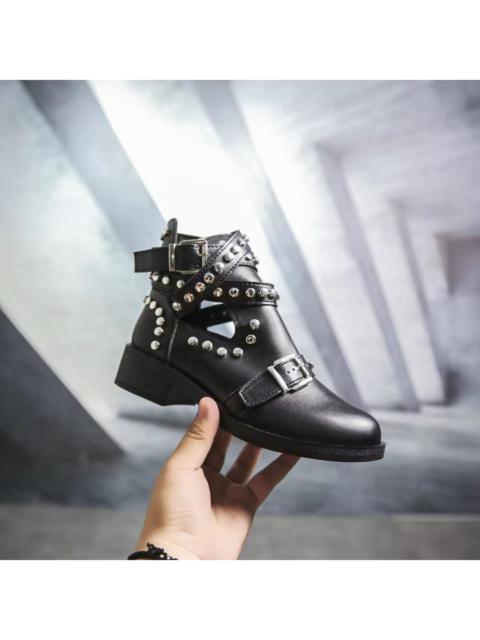Leather - Stylish Women Boots Studded