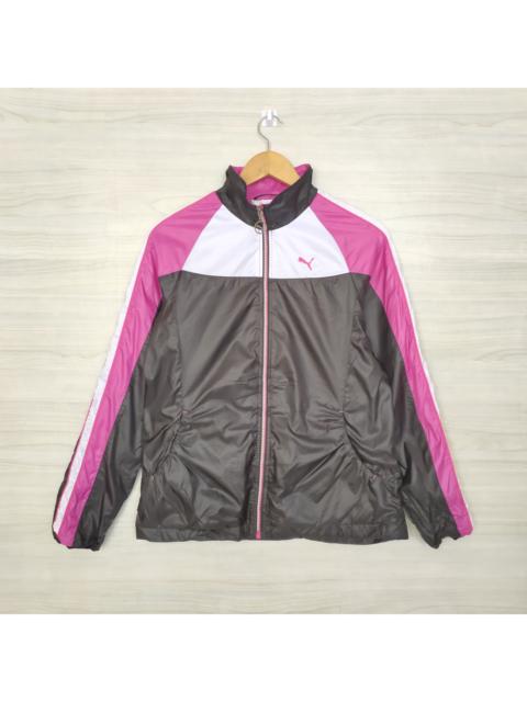Other Designers Puma × Vintage - Vtg 90s PUMA Windbreaker Jacket Colorblock Sports Coat Run