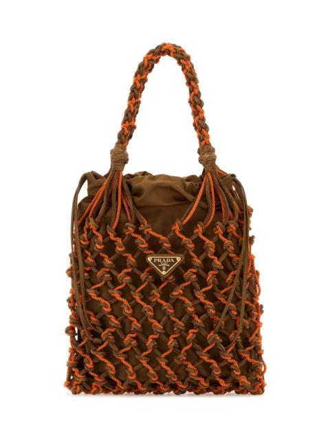 Prada Two-tone Mesh Handbag