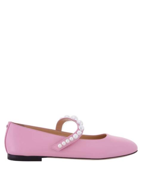Mach & Mach Sirene Faux-Pearl Embellished Ballerina Flats