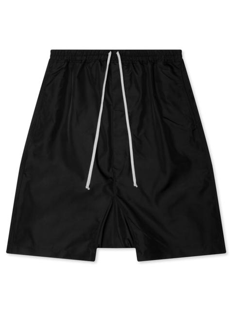 Rick Owens DRKSHDW NYLON DRAWSTRING PODS - BLACK