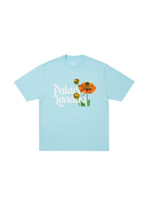 PALACE FLOWER TYPE T-SHIRT SKYLINE BLUE