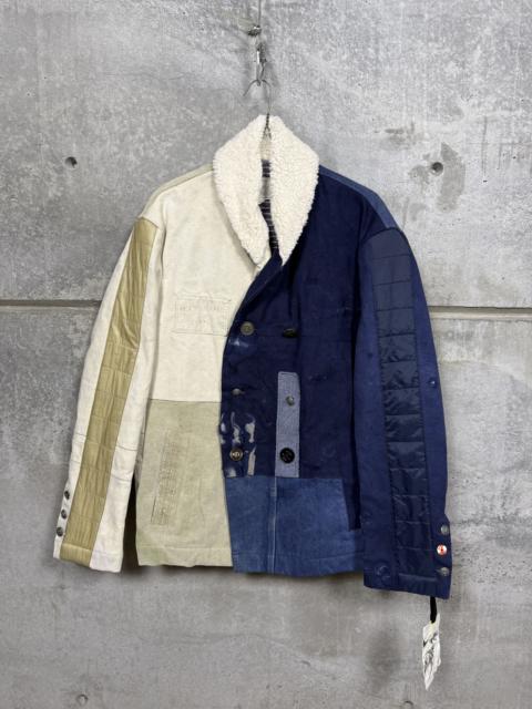 Greg Lauren Greg Lauren Mixed Media US NAVY Peacoat Jacket