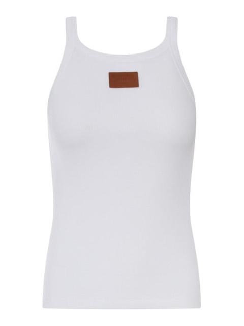 FENDI Fendi Cotton Tank Top White Women