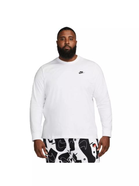 Nike Men's Sportswear Long-Sleeve Tee-White