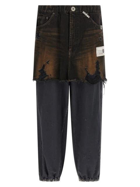 Maison MIHARAYASUHIRO 'Waist Layered Denim' pants