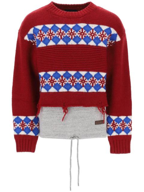 Dsquared2 Canadian Hybrid Sweater