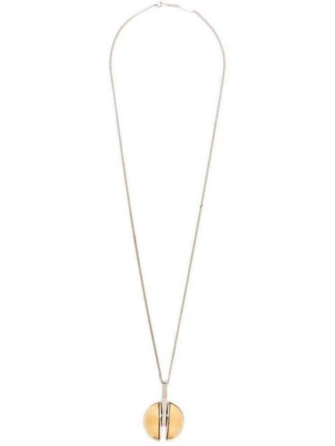 Chloé Two Tone Golden Pendent Necklace