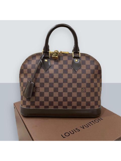 Louis Vuitton Authentic Louis Vuitton Damier Ebene Alma PM