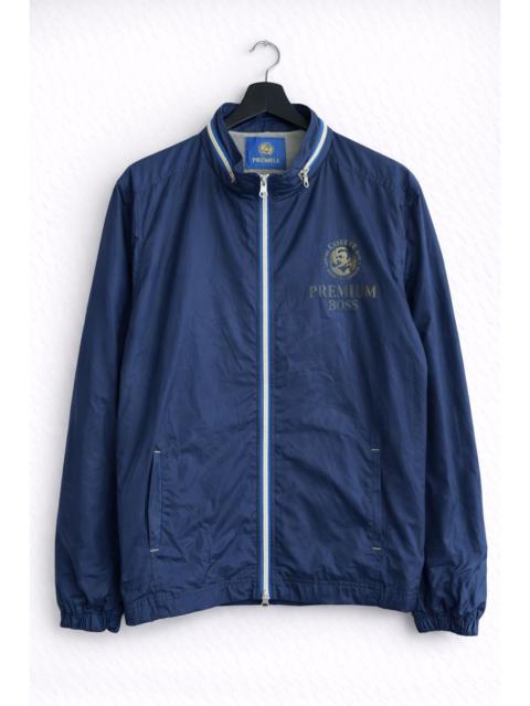 Other Designers Japanese Brand - Premium Boss Coffee Blue Zip-Up Jacket – Vintage Japanese