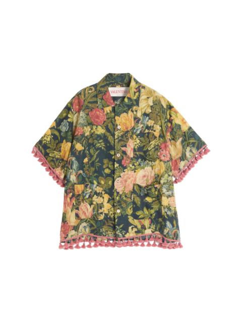 Valentino Apres L'Hiver linen bowling shirt
