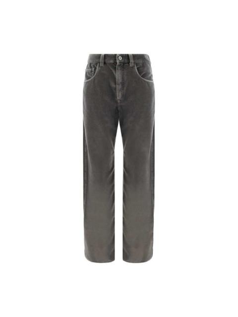 Brunello Cucinelli Brunello Cucinelli Wodark Grey Relaxed Trousers