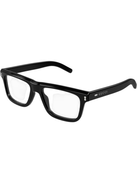 GUCCI Gucci Square Eyeglasses Black (GG1525O 001)