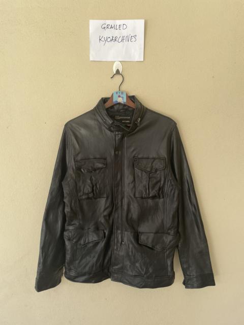 Other Designers Leather - BACK NUMBER RIDER LEATHER JACKET