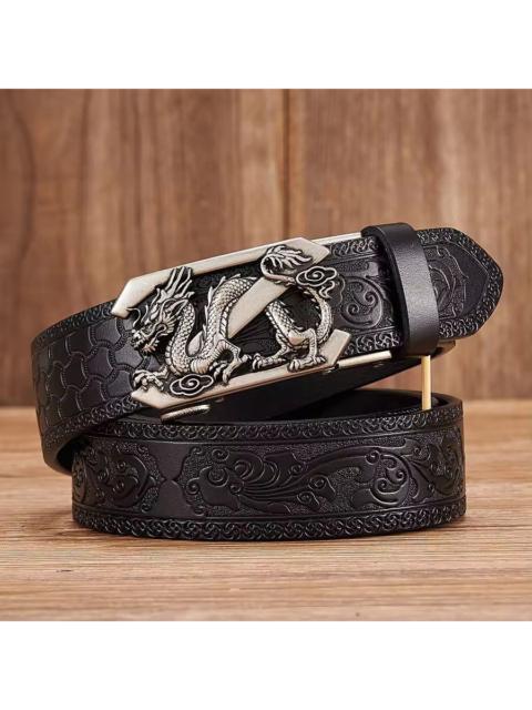 Other Designers Japanese Brand - 105 cm Vintage-Inspired Dragon | Premium Split Leather |