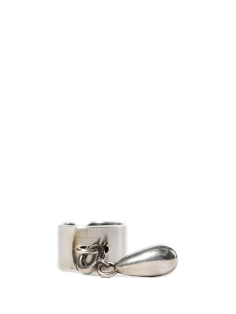 Ann Demeulemeester Aurelie-Lock-Ring-With-Pearl