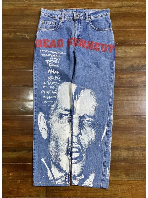 Vintage - 🔥RARE‼️Dead Kennedys x Levis Printed Jeans