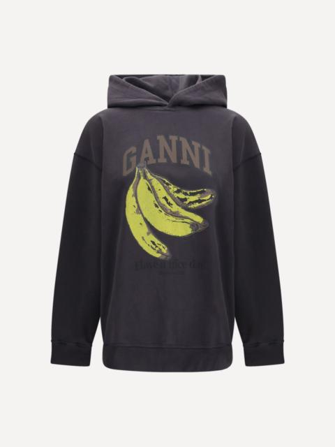 GANNI Banana Graphic Hoodie