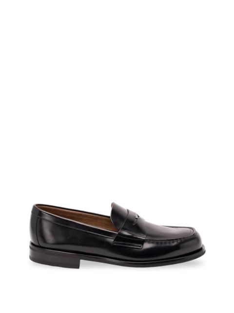 Prada Prada Men Brushed Leather Loafers