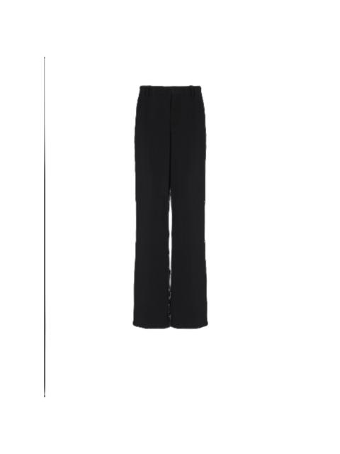 Balmain Balmain Men'S Black Crepe Loose Trousers